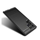 Forcell Carbon hátlap tok Samsung Galaxy S22 Ultra, fekete