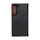 Forcell Smart Pro bőr flip tok Samsung Galaxy S22, fekete