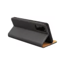 Forcell Smart Pro bőr flip tok Samsung Galaxy S22, fekete