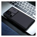 Nillkin CamShield Pro Samsung Galaxy S22 Ultra műanyag hátlap tok, fekete