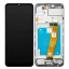Samsung Galaxy A03s kompatibilis LCD modul kerettel, OEM jellegű, fekete
