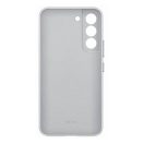 Samsung Galaxy S22 Leather Cover, gyári bőr tok, szürke, EF-VS901LJ