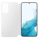 Samsung Galaxy S22+ Clear View Cover, gyári flip tok, fehér, EF-ZS906CW