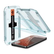   Spigen Glas.tR SLIM EZ Fit Samsung Galaxy S22 tempered kijelzővédő fólia felhelyező kerettel (2db)