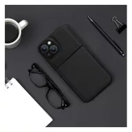   Forcell Noble hátlap tok, Apple iPhone SE 2022/2020/8/7, fekete