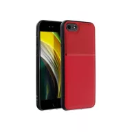   Forcell Noble hátlap tok, Apple iPhone SE 2022/2020/8/7, piros