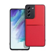 Forcell Noble hátlap tok, Samsung Galaxy S21 FE, piros