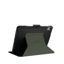 UAG Scout Apple iPad 10.9 2022 / iPad 11 2025 flip hátlap tok, Black-Olive