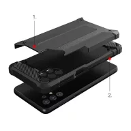   Forcell Armor hátlavédő tok, Samsung Galaxy A32 5G, fekete