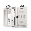 Karl Lagerfeld Karl and Choupette TPE hátlap tok Apple iPhone 13 Pro Max, fehér