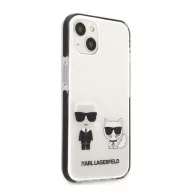   Karl Lagerfeld Karl and Choupette TPE hátlap tok Apple iPhone 13 mini, fehér
