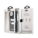 Karl Lagerfeld Choupette Head TPE szilikon hátlap tok Apple iPhone 13, fekete