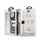 Karl Lagerfeld Choupette Head TPE szilikon hátlap tok Apple iPhone 13 mini, fekete