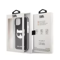  Karl Lagerfeld Choupette Head TPE szilikon hátlap tok Apple iPhone 13 mini, fekete