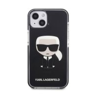   Karl Lagerfeld Ikonik hátlap tok Apple iPhone 13 mini, fekete