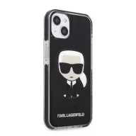   Karl Lagerfeld Ikonik hátlap tok Apple iPhone 13 mini, fekete