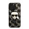 Karl Lagerfeld Monogram Ikonik hátlap tok Apple iPhone 13 Pro, fekete