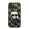 Karl Lagerfeld Monogram Ikonik hátlap tok Apple iPhone 13 mini, fekete