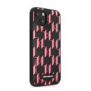Karl Lagerfeld Monogram Plaque hátlap tok Apple iPhone 13 mini, rózsaszín