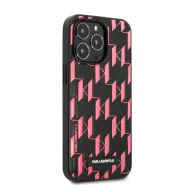   Karl Lagerfeld Monogram Plaque hátlap tok Apple iPhone 13 Pro, rózsaszín