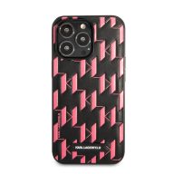   Karl Lagerfeld Monogram Plaque hátlap tok Apple iPhone 13 Pro Max, rózsaszín