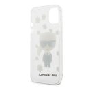 Karl Lagerfeld Ikonik Flower hátlap tok Apple iPhone 13 mini, átlátszó