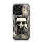 Karl Lagerfeld Ikonik Flower hátlap tok Apple iPhone 13 Pro, szürke