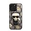 Karl Lagerfeld Ikonik Flower hátlap tok Apple iPhone 13 Pro, szürke