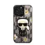 Karl Lagerfeld Ikonik Flower hátlap tok Apple iPhone 13 Pro Max, szürke