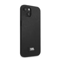   Karl Lagerfeld Saffiano Plaque hátlap tok Apple iPhone 13, fekete