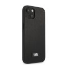 Karl Lagerfeld Saffiano Plaque hátlap tok Apple iPhone 13 mini, fekete