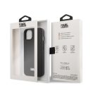Karl Lagerfeld Saffiano Plaque hátlap tok Apple iPhone 13 mini, fekete
