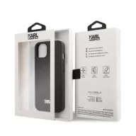   Karl Lagerfeld Saffiano Plaque hátlap tok Apple iPhone 13 mini, fekete