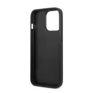   Karl Lagerfeld Saffiano Plaque hátlap tok Apple iPhone 13 Pro, fekete