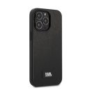 Karl Lagerfeld Saffiano Plaque hátlap tok Apple iPhone 13 Pro Max, fekete