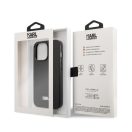 Karl Lagerfeld Saffiano Plaque hátlap tok Apple iPhone 13 Pro Max, fekete