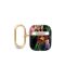 Guess Flower Print Apple Airpods tok, kék