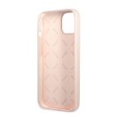 Guess Silicone Line Triangle Apple iPhone 13 mini hátlap tok, rószaszín