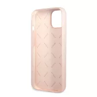   Guess Silicone Line Triangle Apple iPhone 13 mini hátlap tok, rószaszín