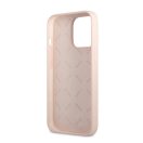 Guess Silicone Line Triangle Apple iPhone 13 Pro Max hátlap tok, rószaszín