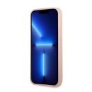 Guess Saffiano Double Card Apple iPhone 13 Pro bőr hátlap tok, rózsaszín