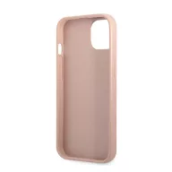   Guess Saffiano Double Card Apple iPhone 13 mini bőr hátlap tok, rózsaszín
