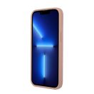 Guess Saffiano Triangle Apple iPhone 13 Pro hátlap tok, rózsaszín