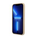 Guess Saffiano Triangle Apple iPhone 13 Pro hátlap tok, bézs