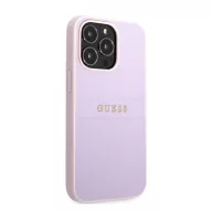 Guess PU Saffiano Apple iPhone 13 Pro bőr hátlap tok, lila