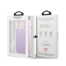 Guess PU Saffiano Apple iPhone 13 Pro Max bőr hátlap tok, lila