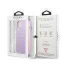 Guess PU Saffiano Apple iPhone 13 mini bőr hátlap tok, lila