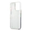 Guess Liquid Glitter Flower Apple iPhone 13 Pro hátlap tok, kék