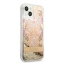 Guess Liquid Glitter Paisley Apple iPhone 13 mini hátlap tok, arany