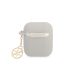 Guess 4G Charms Silicone Apple Airpods tok, szürke